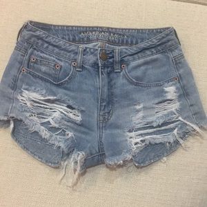 American Eagle High Waisted Festival Shorts